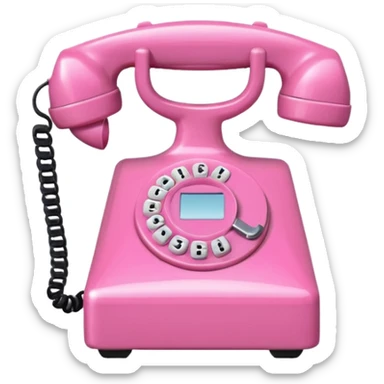 pink girly phone framed photo picture sticker