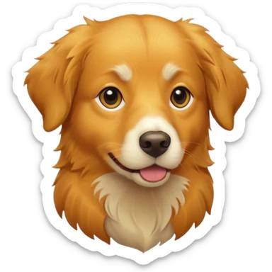 Duck tolling retriever dog sticker