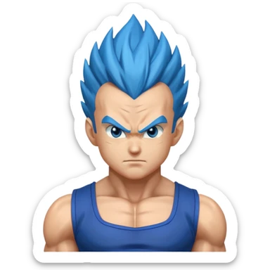 Vegeta blue sticker
