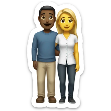 married couple sticker