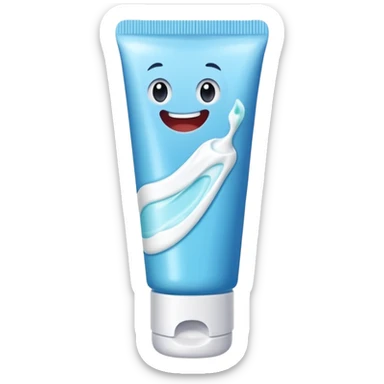 toothpaste sticker