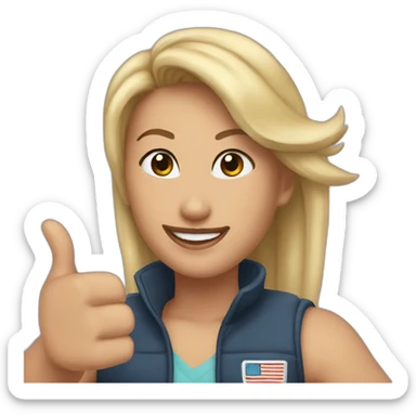 tonya harbin thumbs up sticker