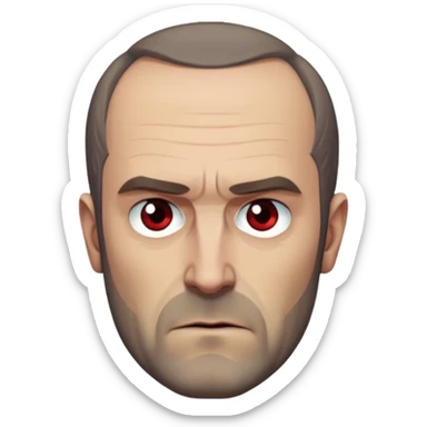 Stannis Baratheon
  from Games of throne character face only front face sticker