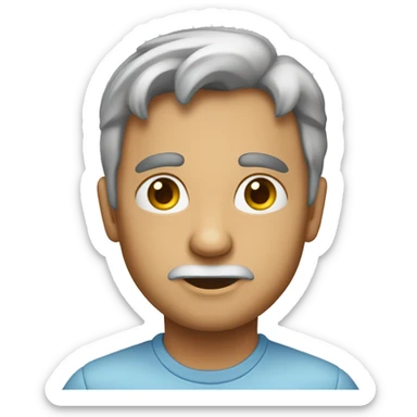 Ein Gesicht wo statt Augen Geldscheine zu sehen sind  sticker