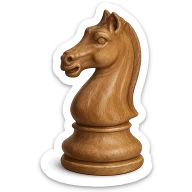 chess knight sticker