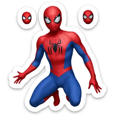Человек паук марвел sticker