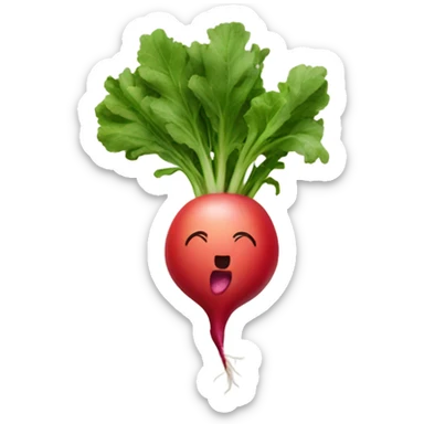 Radish sticker