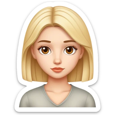 chloe female designer sticker