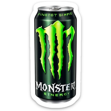 Normal can of monster energy drink nothing else no extra details needed just the real monster can  sticker