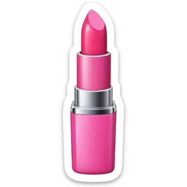 Pink lipstick sticker