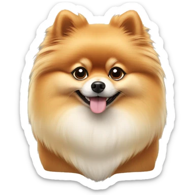 Pomeranian dog sticker