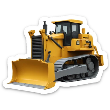 eager bulldozer sticker