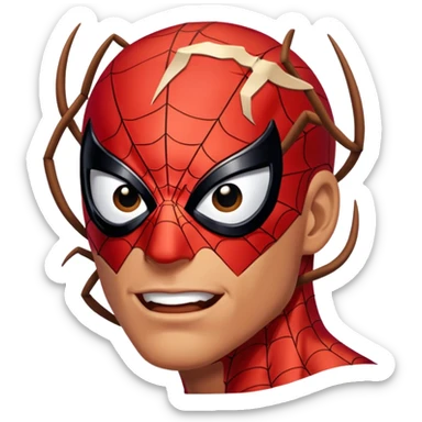 Spider man from marvel  sticker