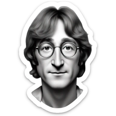 1964 John Lennon sticker