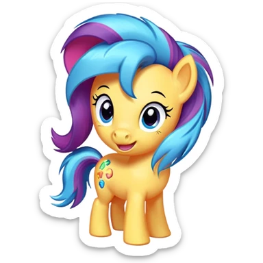 My little pony emoji sticker