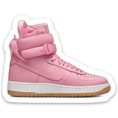 Pink Nike shoes sticker