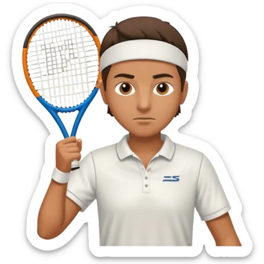 tennis player sticker