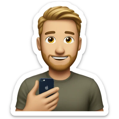 Ryan vanHorn buying a new Iphone sticker