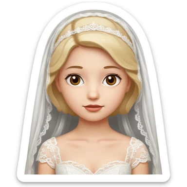 girl wedding girl sticker