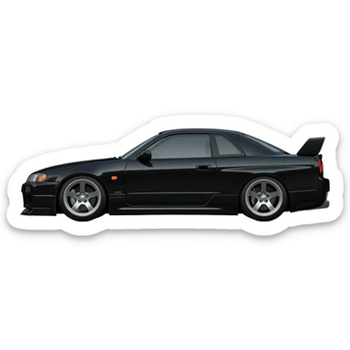 Nissan Silvia s15 black sticker
