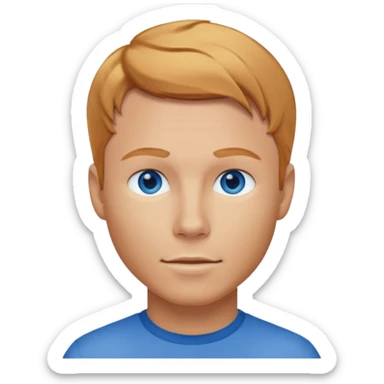 Brian Littrell with reddish blonde hair sticker