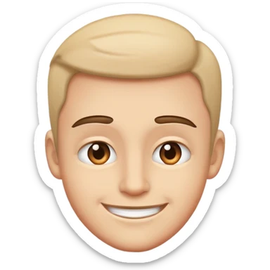 Smirking face  sticker