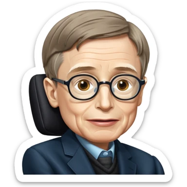 Stephen Hawking sticker