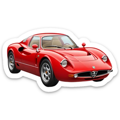 Alpha Romeo 33 stradale sticker