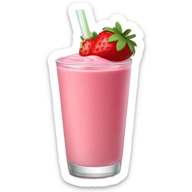 strawberry smoothie  sticker