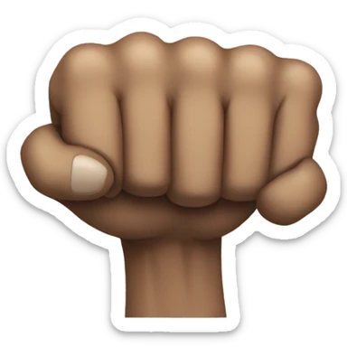 Punch on the back sticker