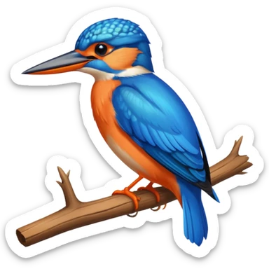 Kingfisher emoji sticker