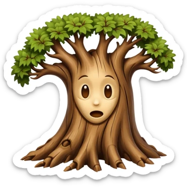 hallow tree sticker