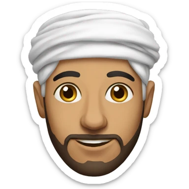 A Moroccan with a tut sticker