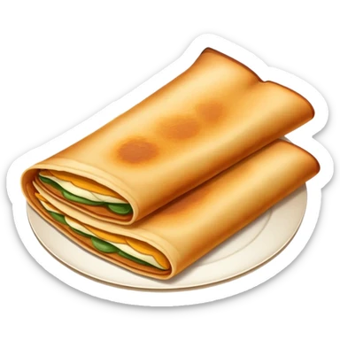 crispy dosa South Indian pancake sticker