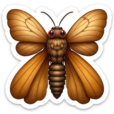 moth, life cycle stage 2 sticker