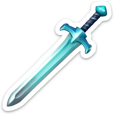 Une épée lumineuse sticker