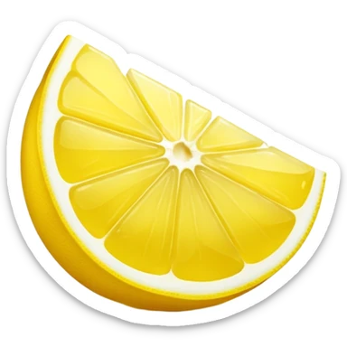 lemon wedge
 sticker