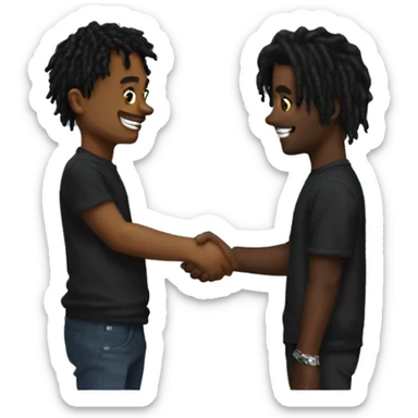 YVL handshake playboy Carti sticker