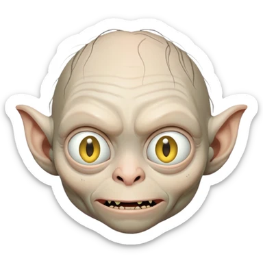 Gollum sticker