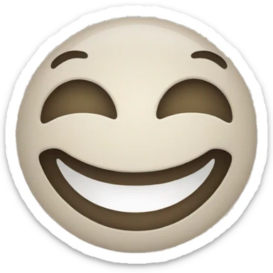 happy smiley cute face with a moving smile sticker