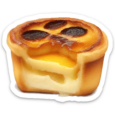 Portuguese pastel de nata sticker