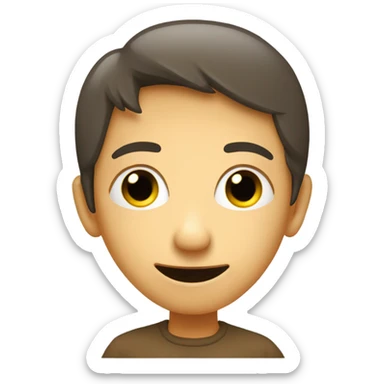 Shh behind someones back sticker