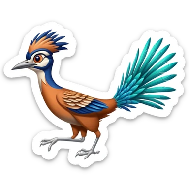 Cartoon roadrunner sticker
