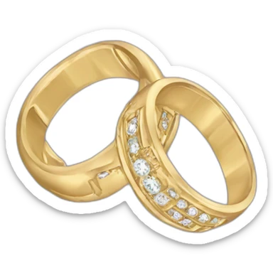 Bague au doigt mariage sticker