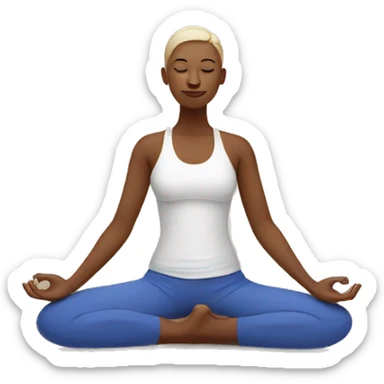 yoga sticker
