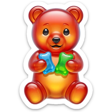 gomita de osito sticker