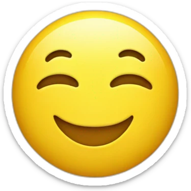 happy yellow face sticker