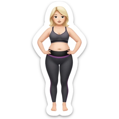 femme belly stuffing legging brassière  sticker