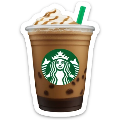 starbucks iced coffee sticker