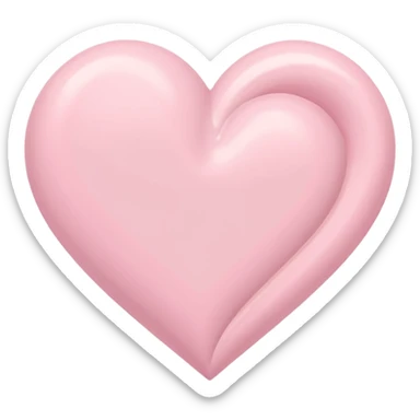 sakura heart with a pastel swirl sticker